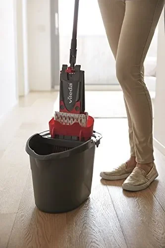 VILEDA Supermocio Revolution Sistema box secchio strizzatore spazzolone manico