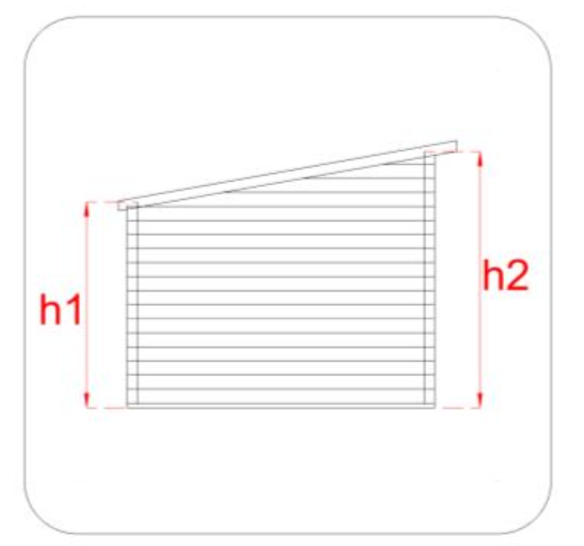 Casetta in legno Vibo 198x198