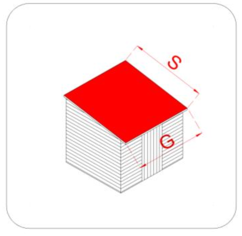 Casetta in legno Vibo 198x198