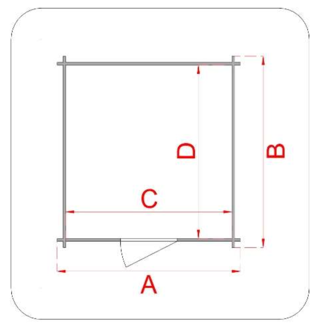 Casetta in legno Hobby 198x98