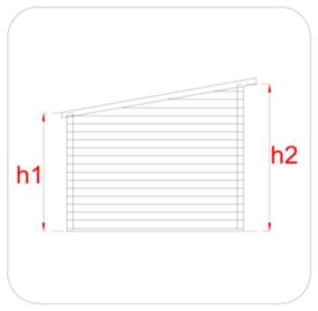 Casetta in legno Hobby 198x98