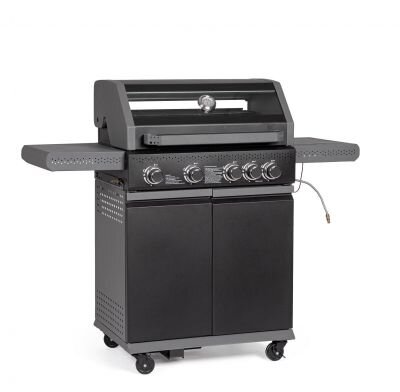 Barbecue a Gas Bizzotto Aleandro 5 Bruciatori con Piastra e Fornello ...
