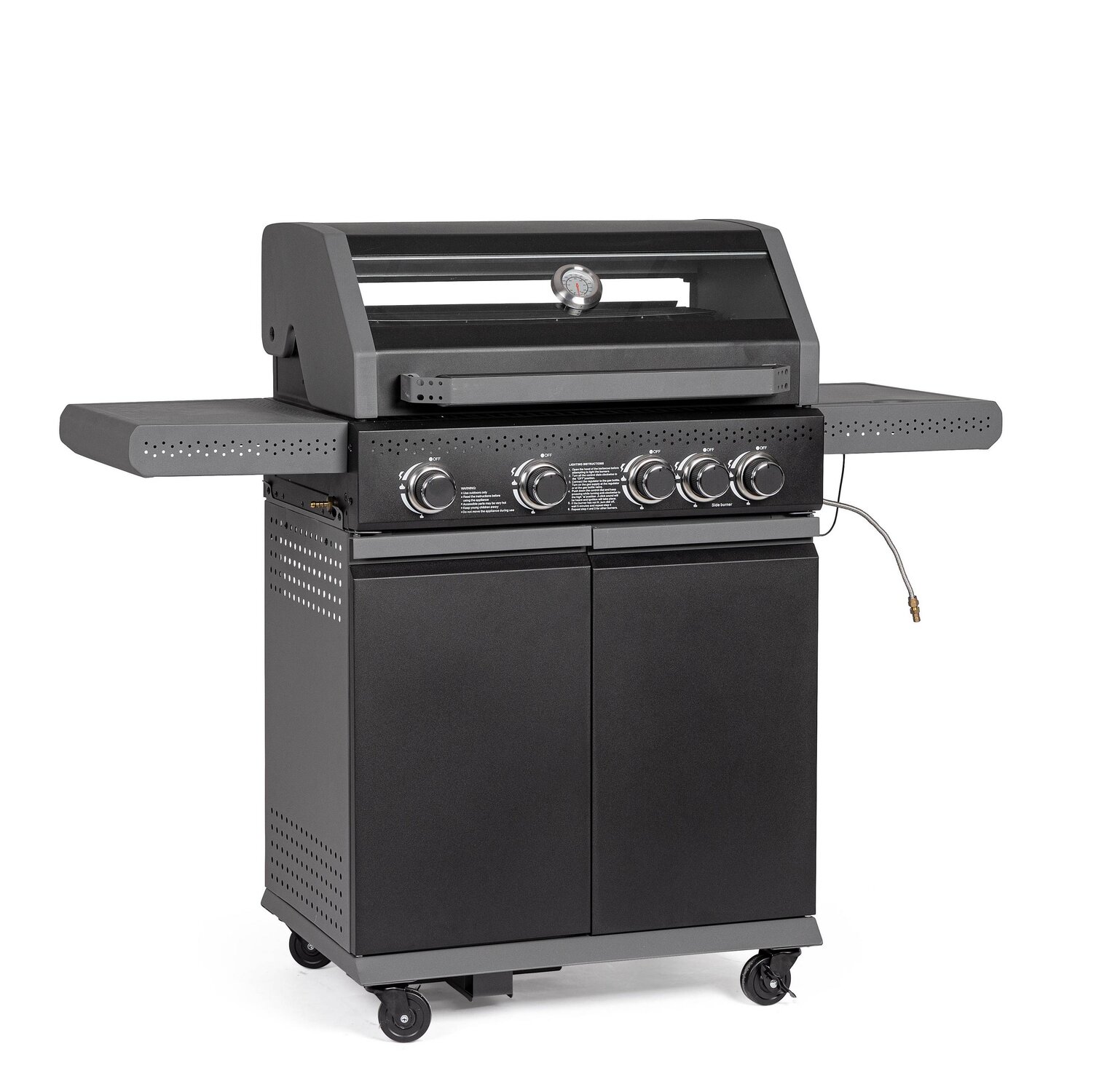 BARBECUE A GAS ALEANDRO 5 BRUCIATORI 0790319 - ilblubiancheria.it