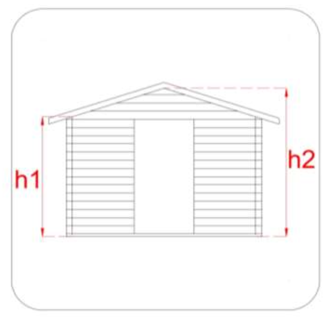 Casetta in legno Hobby 248x198