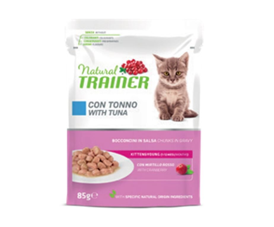 Trainer natural cat kitten & young tonno 85 g} - giardineria.com