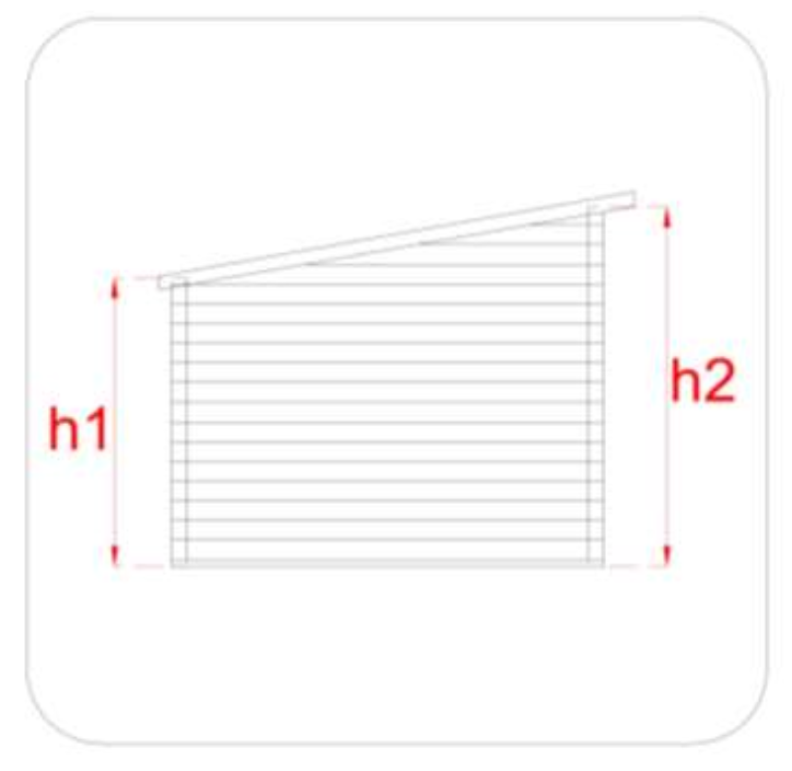 Casetta in legno Vaniglia 207x102
