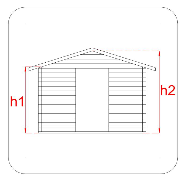 Casetta in legno Viola 260x260