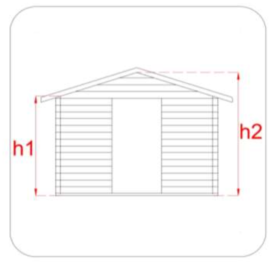 Casetta in legno Opera 215x249