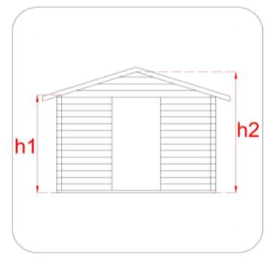 Casetta in legno Regis 198x198