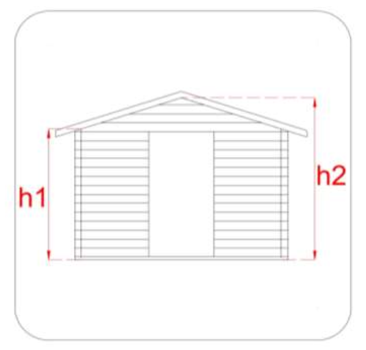 Casetta in legno Vaniglia 200x207