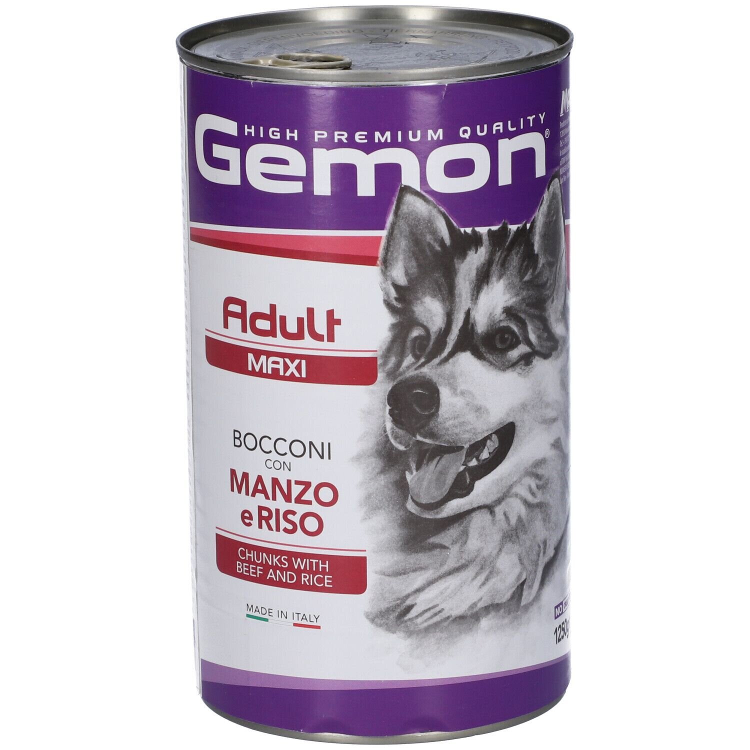 Gemon Dog Adult Max Bocconi con Manzo e Riso per Cani Adulti