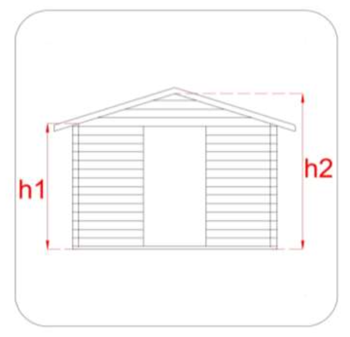 Casetta in legno Gaeta 178x218