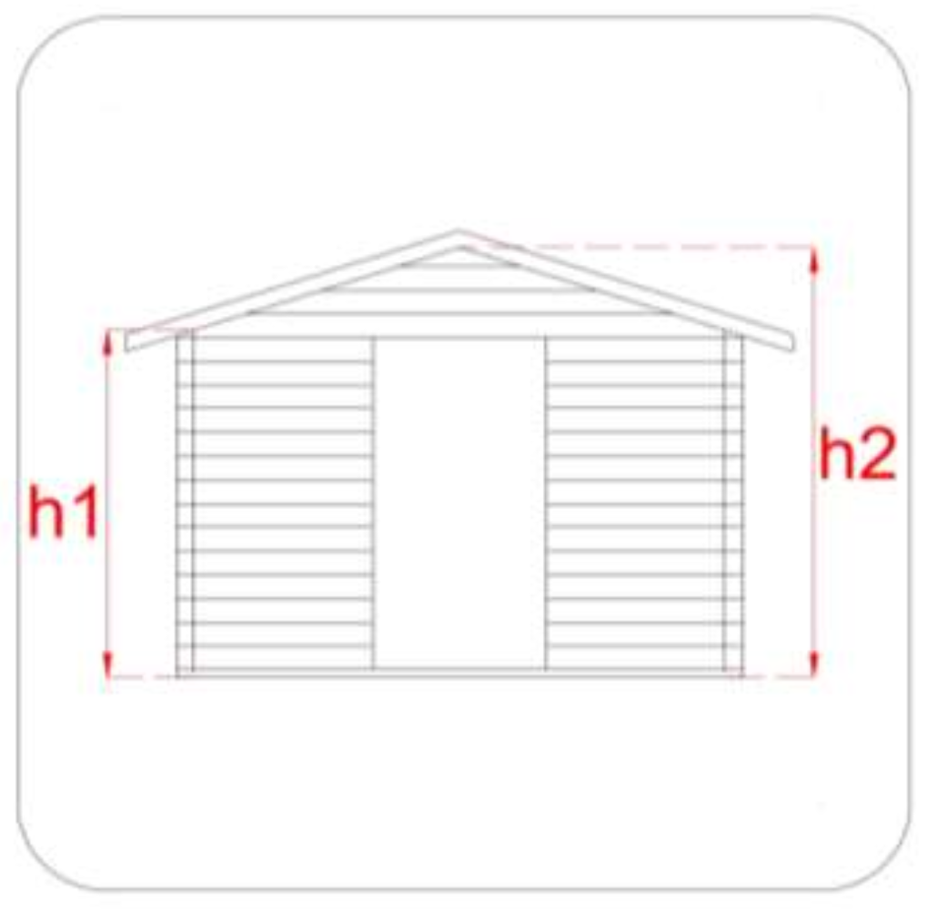 Casetta in legno Hobby 198x248