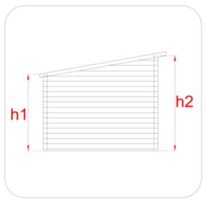 Casetta in legno Ambrogio 155x85