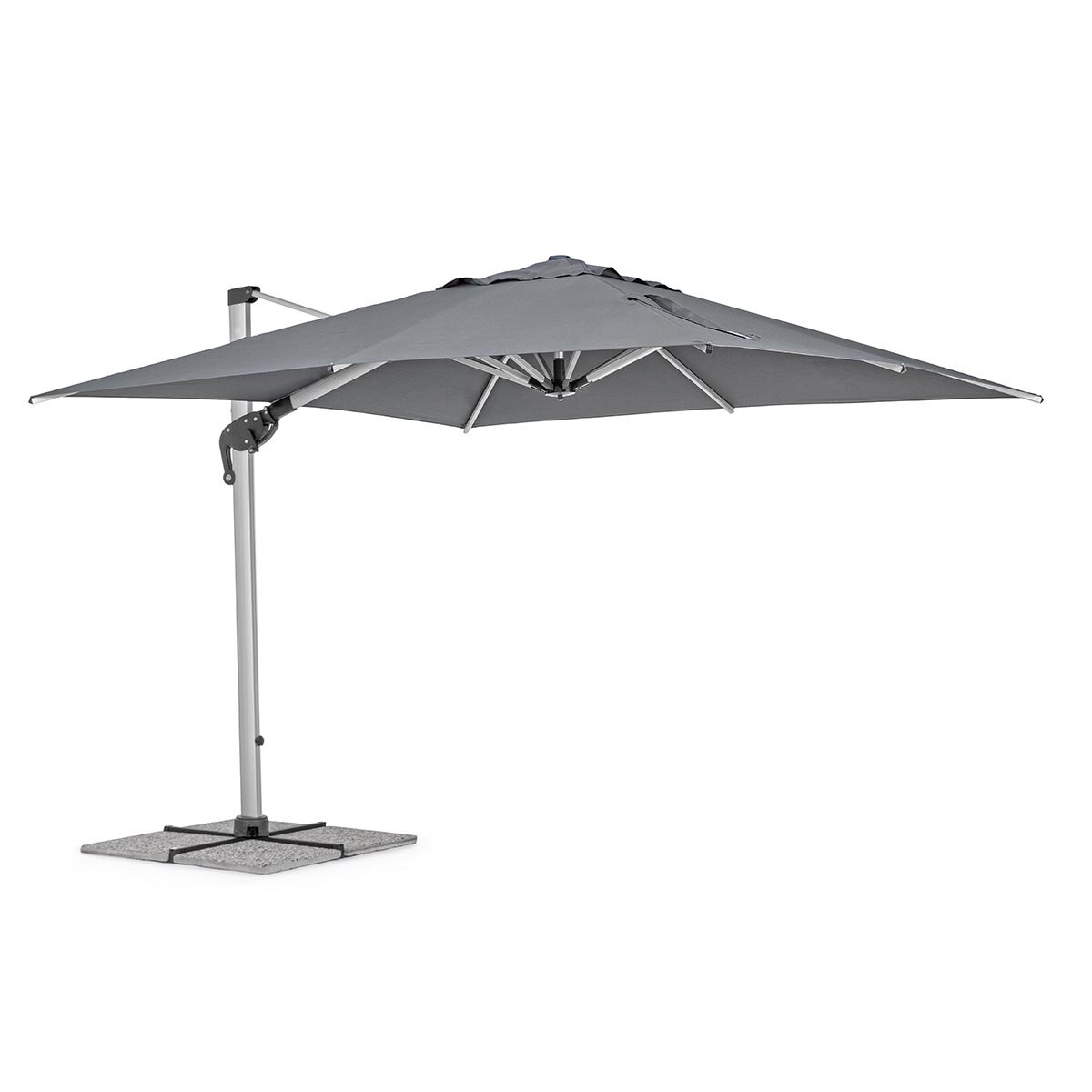 Ombrellone Braccio Ines 3x3 anodizzato-grigio scuro BIZZOTTO ...