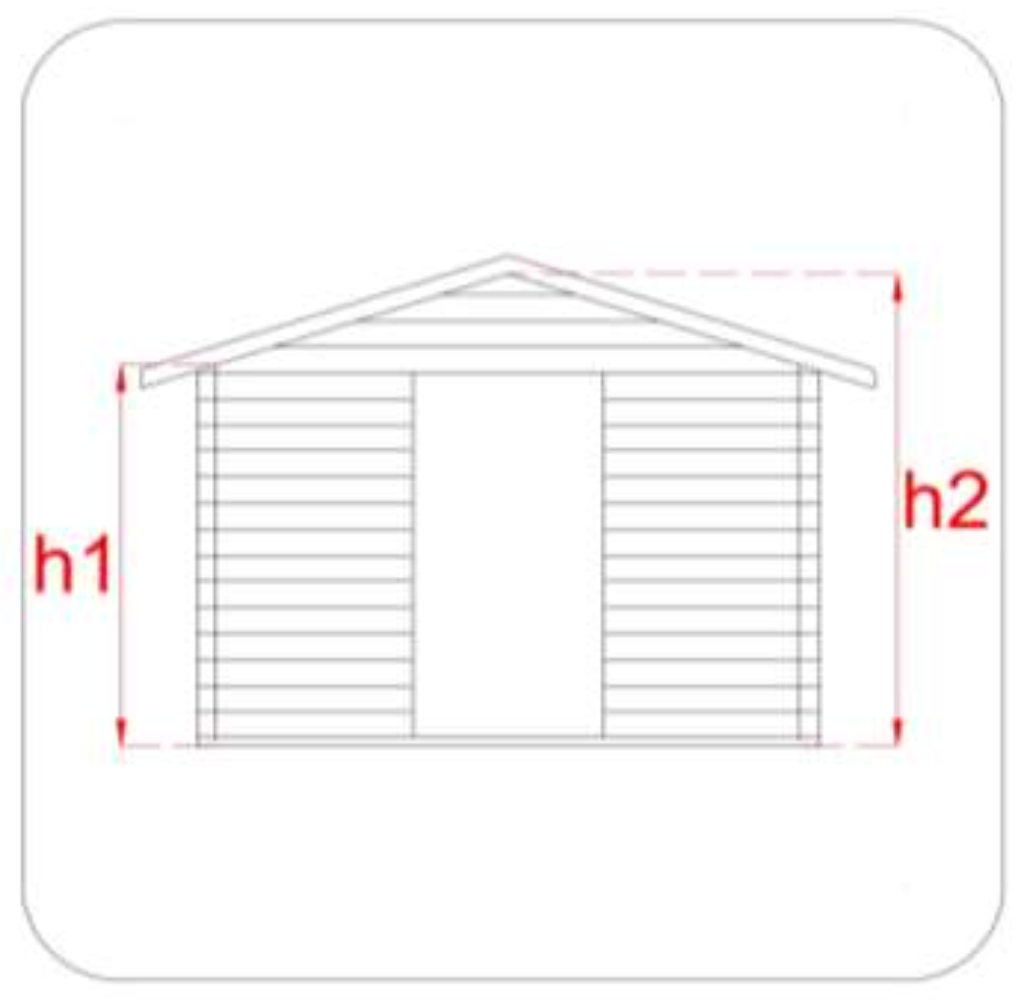 Casetta in legno Hobby 146x146
