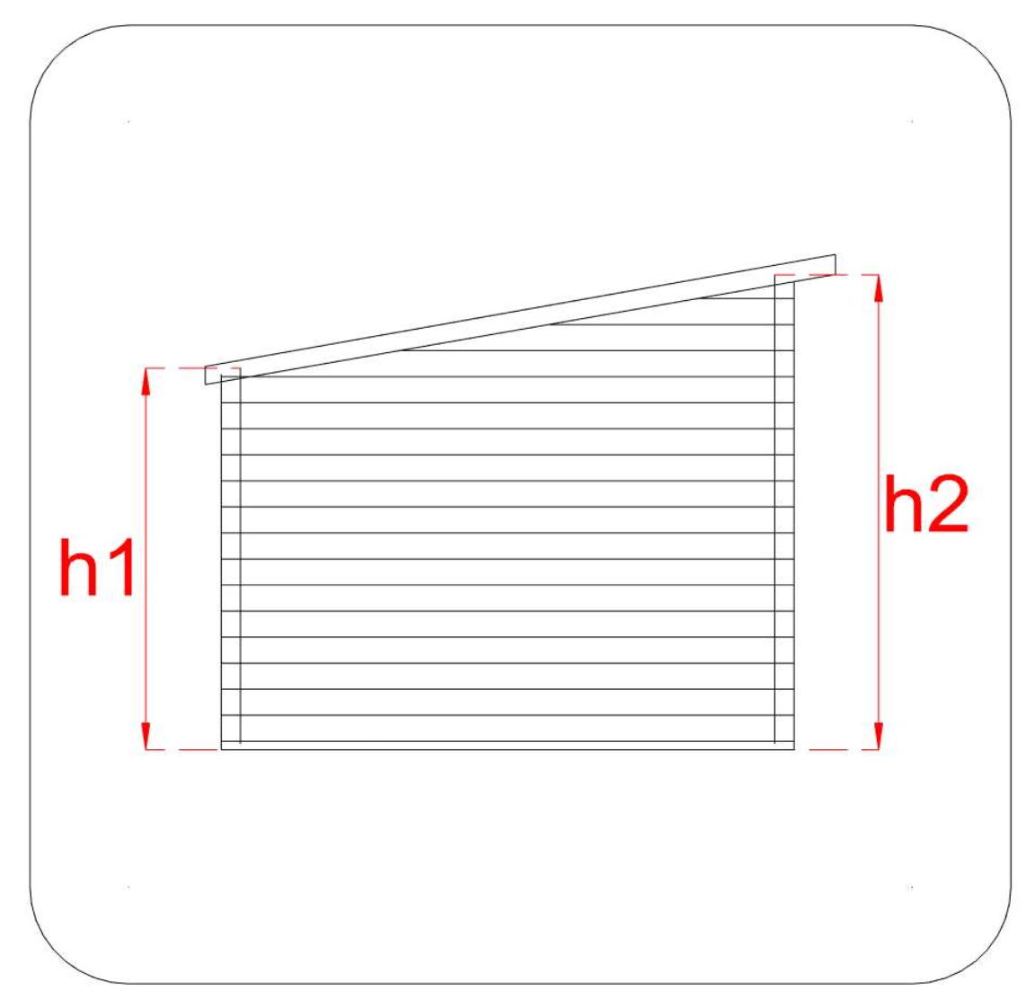 Casetta in legno Eureka 218x130