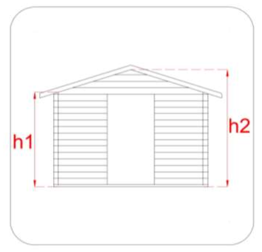 Casetta in legno Opera 215x180